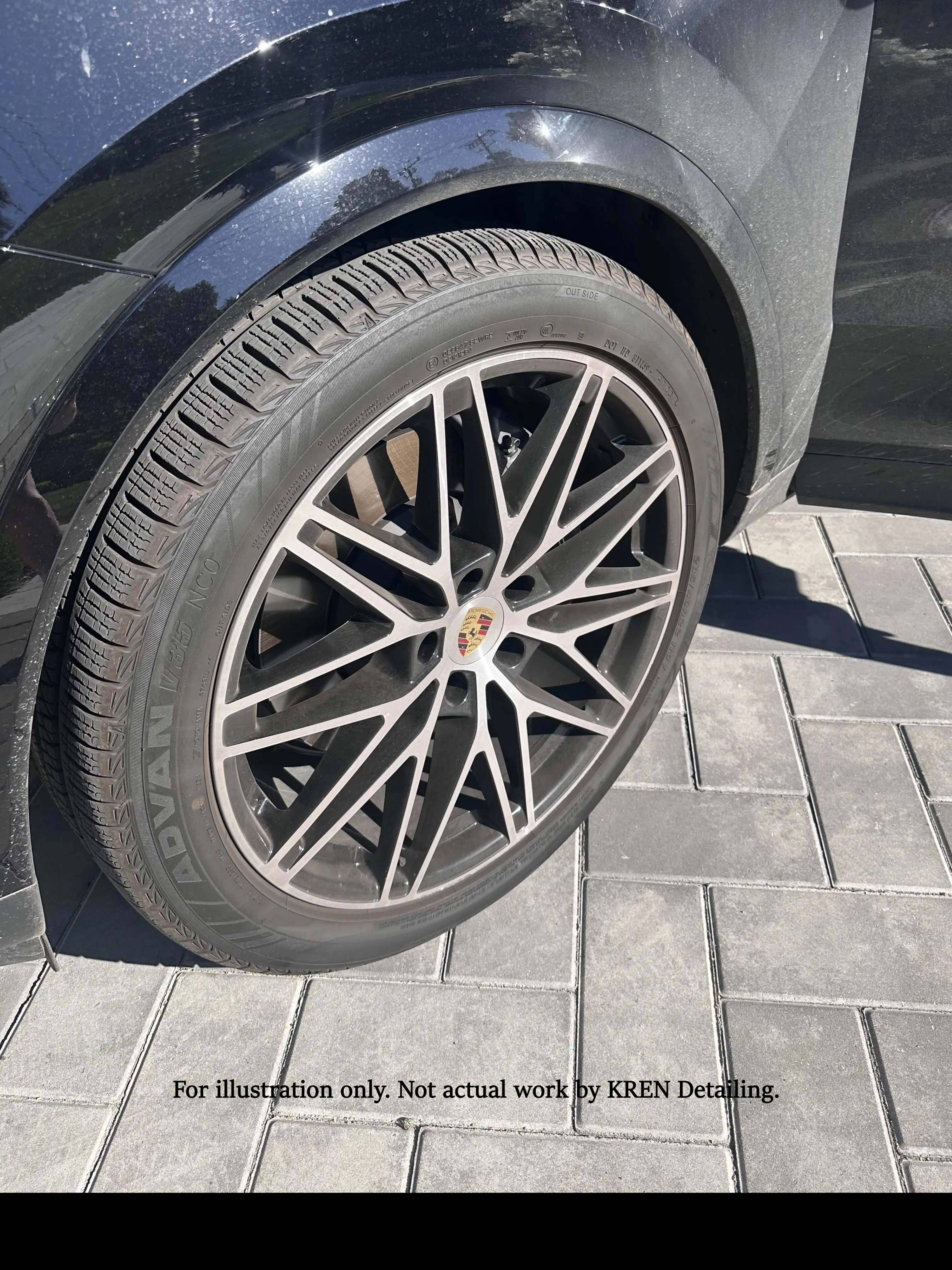 Before Detailing - Dirty Wheel